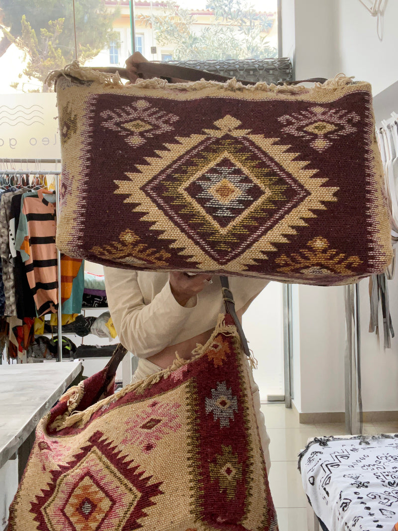 BOHO RHOMBUS carpet weekend bag