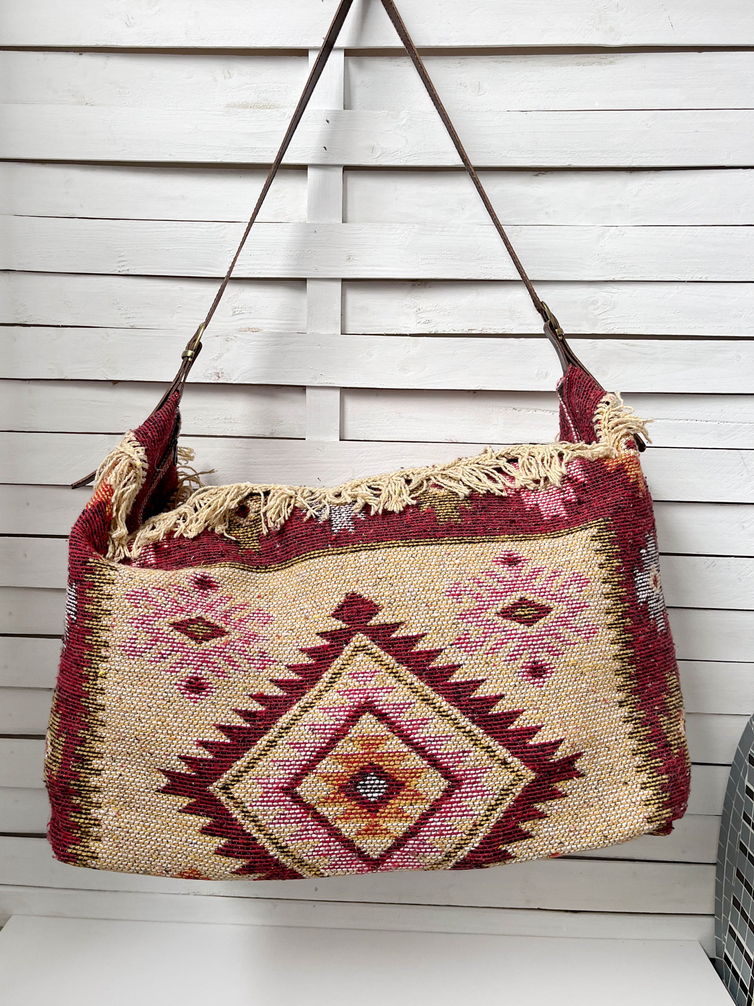 BOHO RHOMBUS carpet weekend bag
