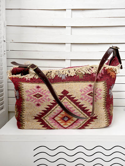 BOHO RHOMBUS carpet weekend bag
