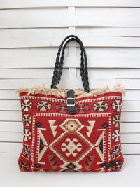 CARAVAN - EAGLE shoulder bag - wine