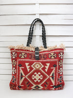 CARAVAN - EAGLE shoulder bag - wine