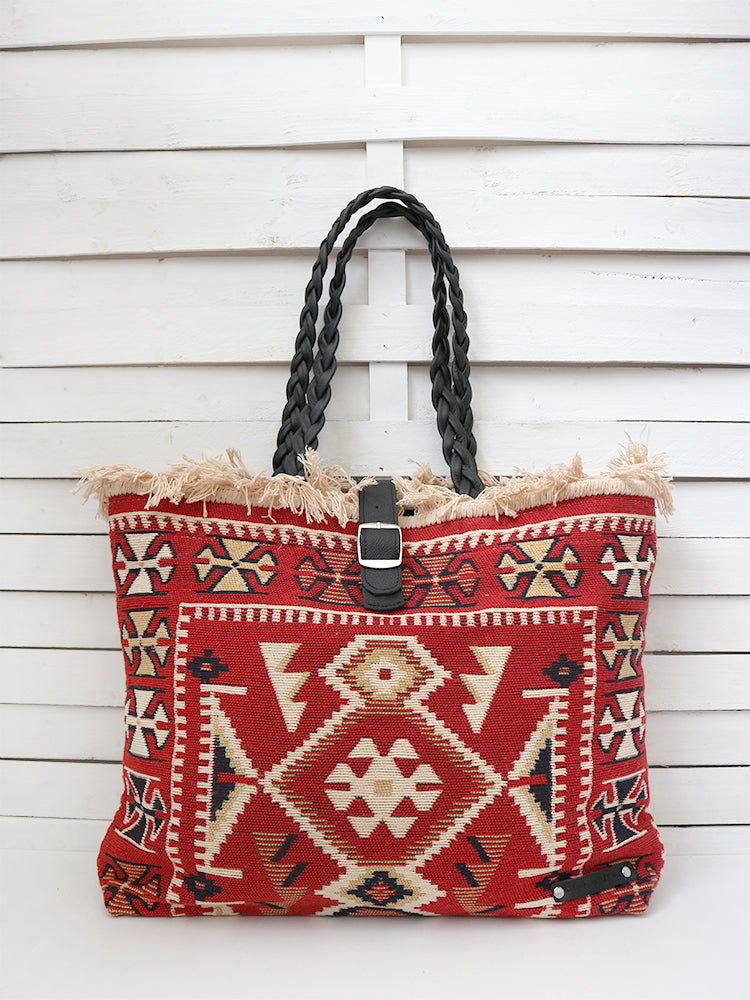 CARAVAN - EAGLE shoulder bag - wine