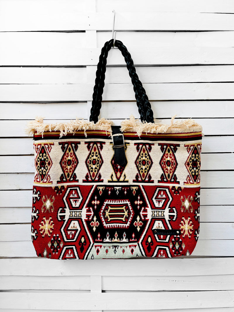CARAVAN - WARRIOR shoulder bag - red