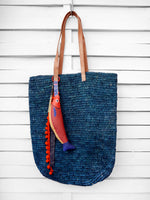 ISLA woven straw bag - emerald