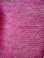 ISLA woven straw bag - fuchsia