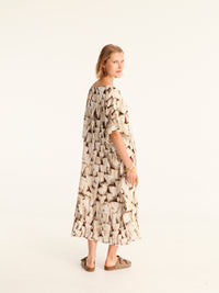 TASSELS maxi square caftan