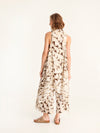 TASSELS pareo vest with coconut button