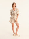 TASSELS cropped shirt
