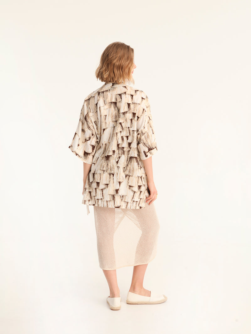 TASSELS mao men shirt