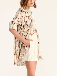 TASSELS loose shirt