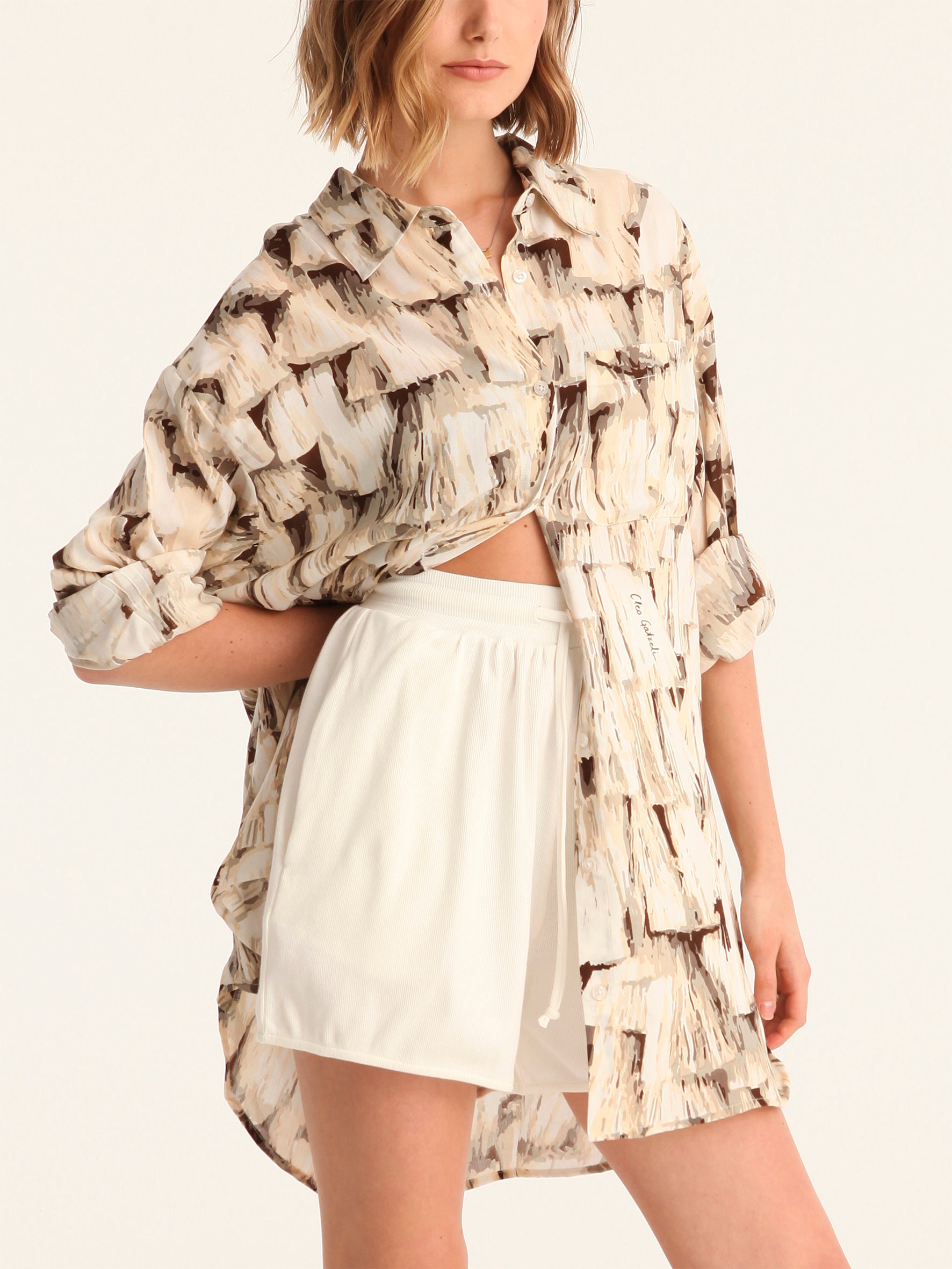 TASSELS loose shirt