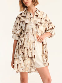 TASSELS loose shirt