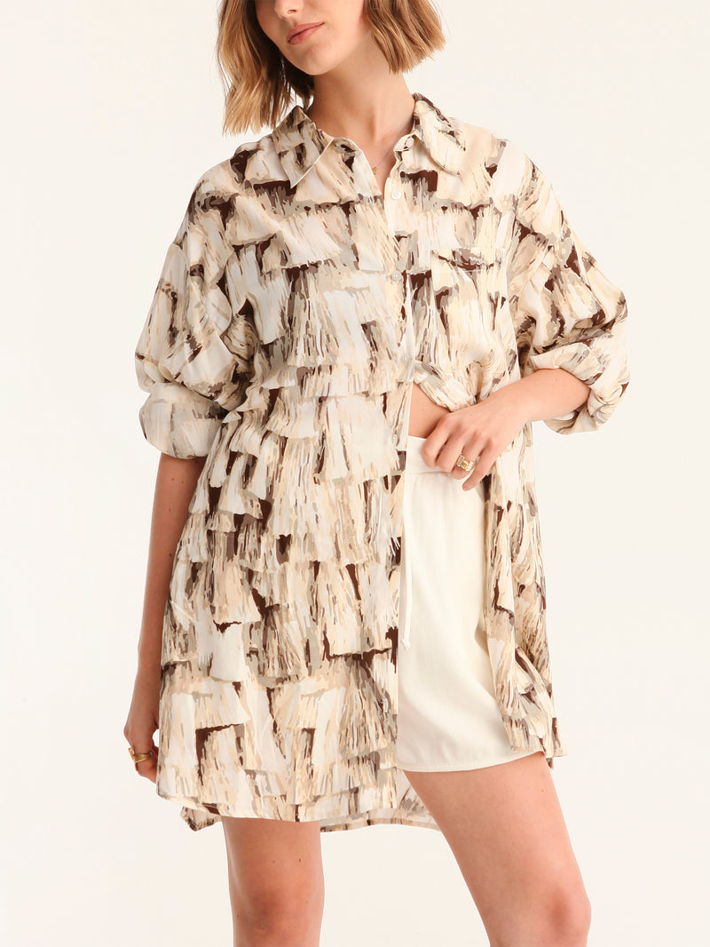 TASSELS loose shirt