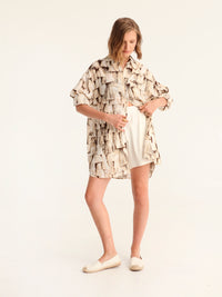 TASSELS loose shirt