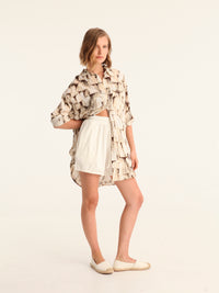 TASSELS loose shirt