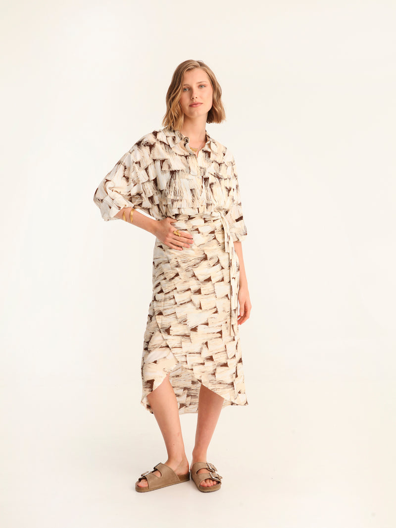 TASSELS loose shirt