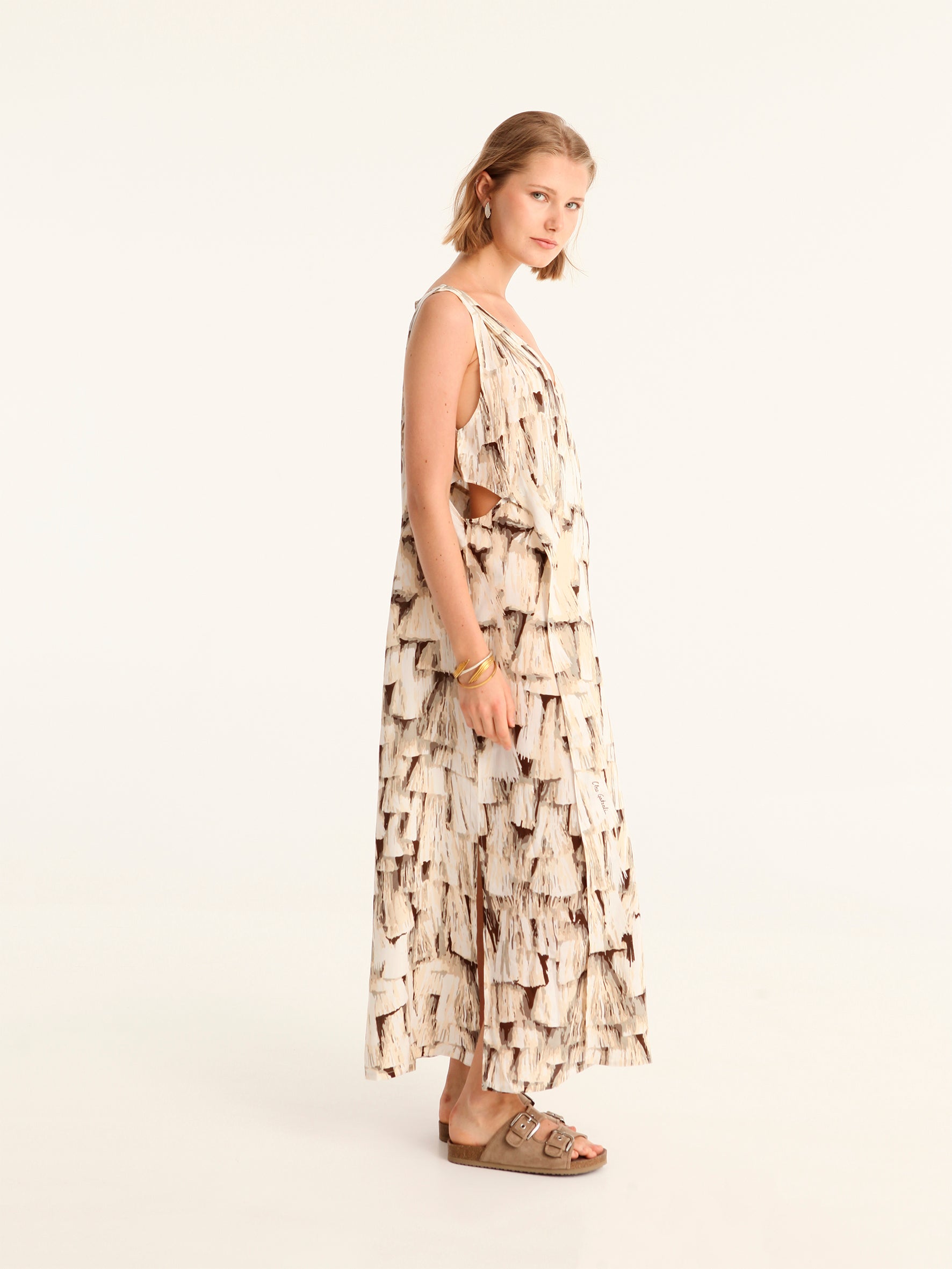 TASSELS cross wear dress