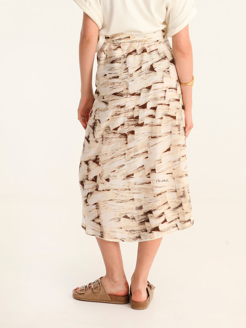 TASSELS wrap skirt