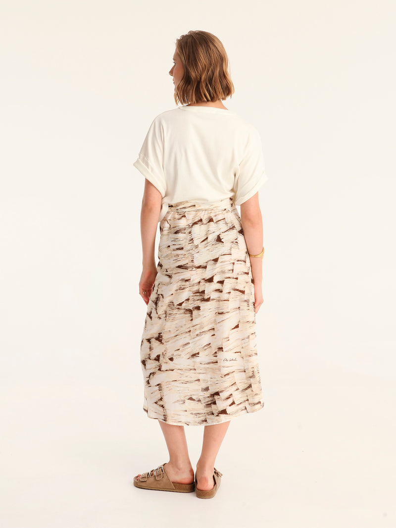 TASSELS wrap skirt