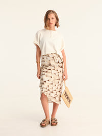 TASSELS wrap skirt