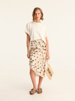 TASSELS wrap skirt