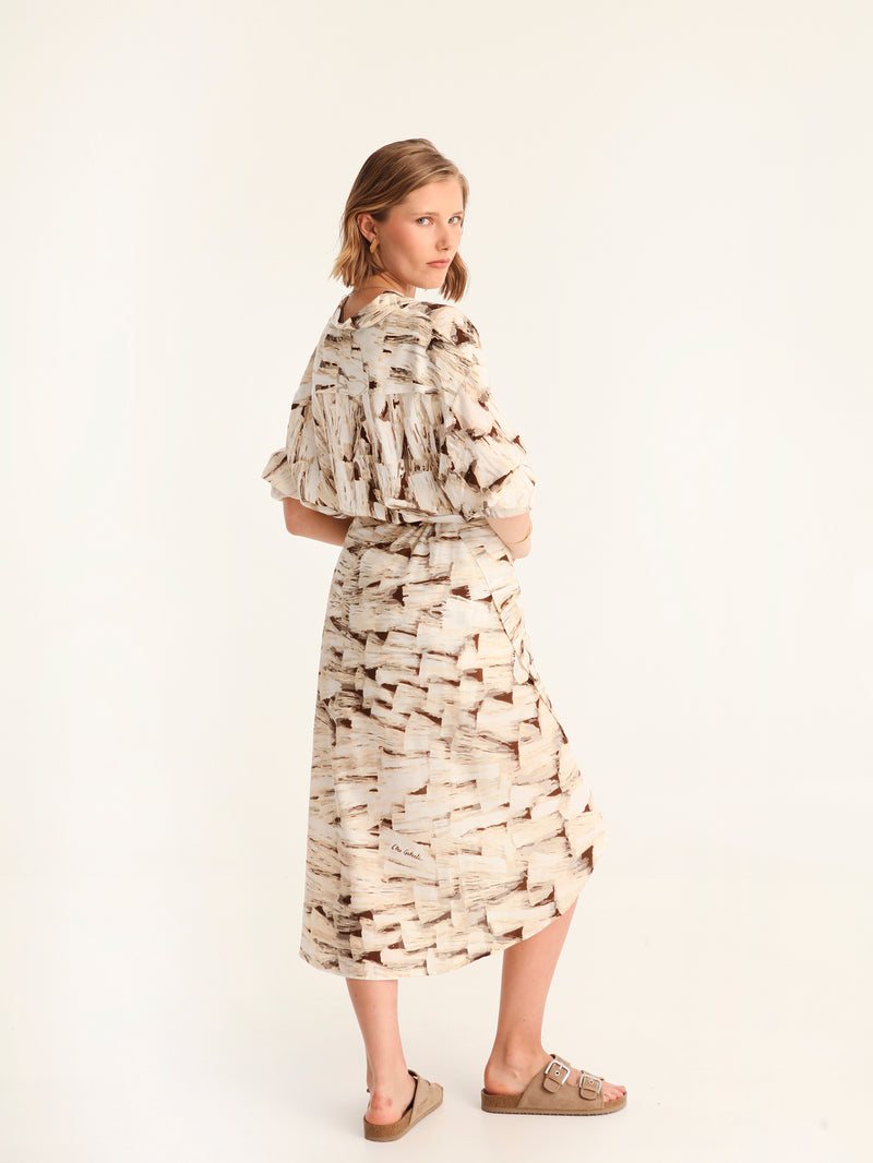 TASSELS wrap skirt