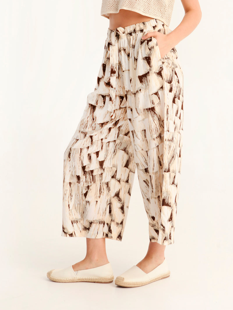 TASSELS loose leg pants