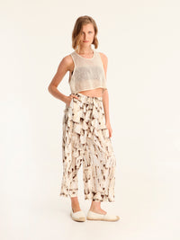 TASSELS loose leg pants