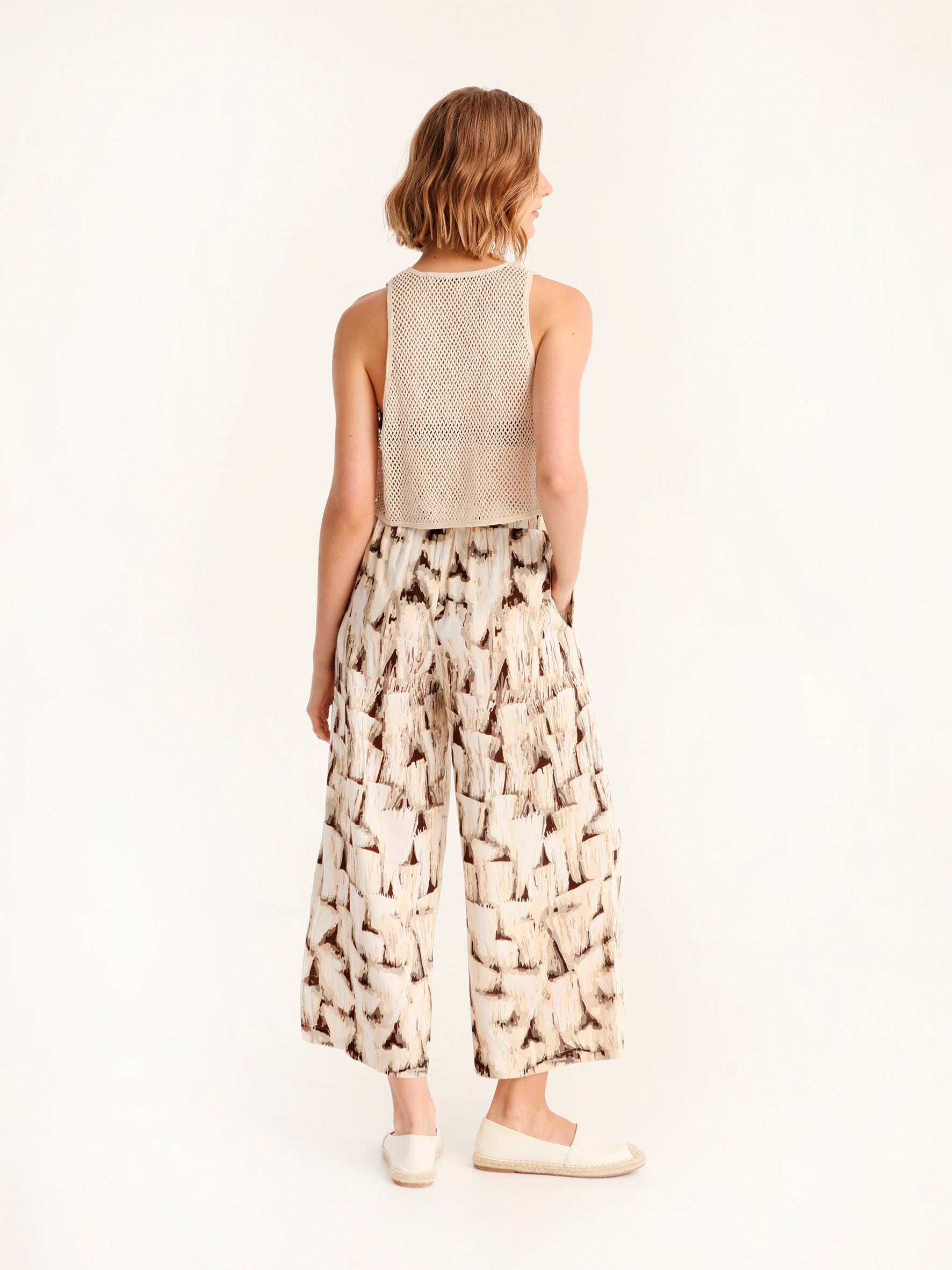 TASSELS loose leg pants