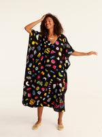 MORE AMOR maxi square caftan