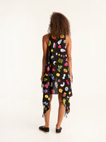 MORE AMOR pareo vest with coconut button