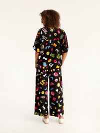 MORE AMOR cropped shirt