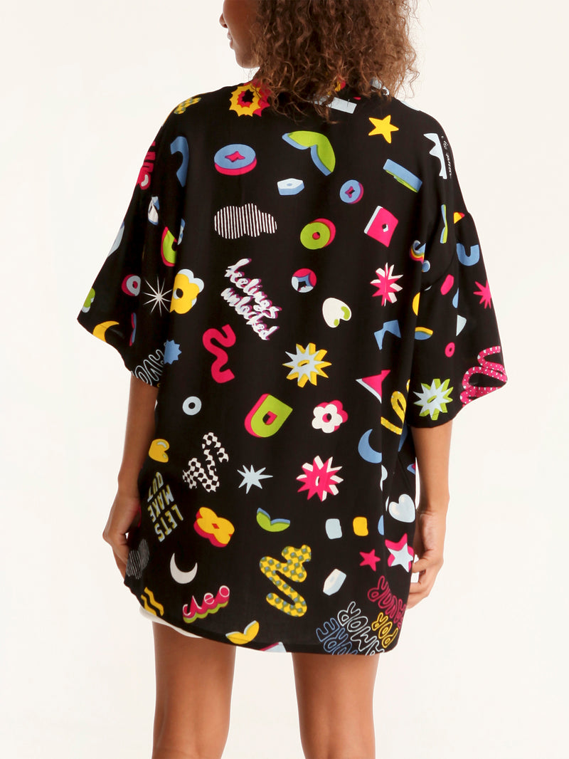MORE AMOR mao men shirt