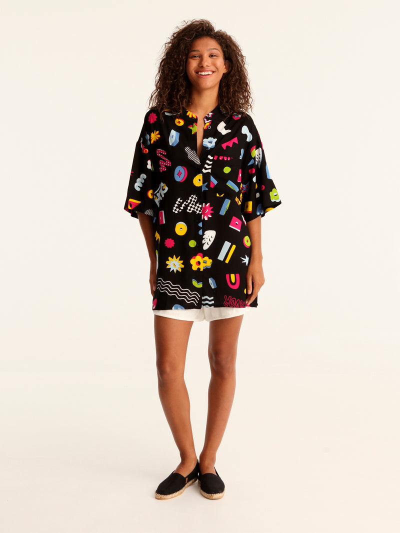 MORE AMOR mao men shirt
