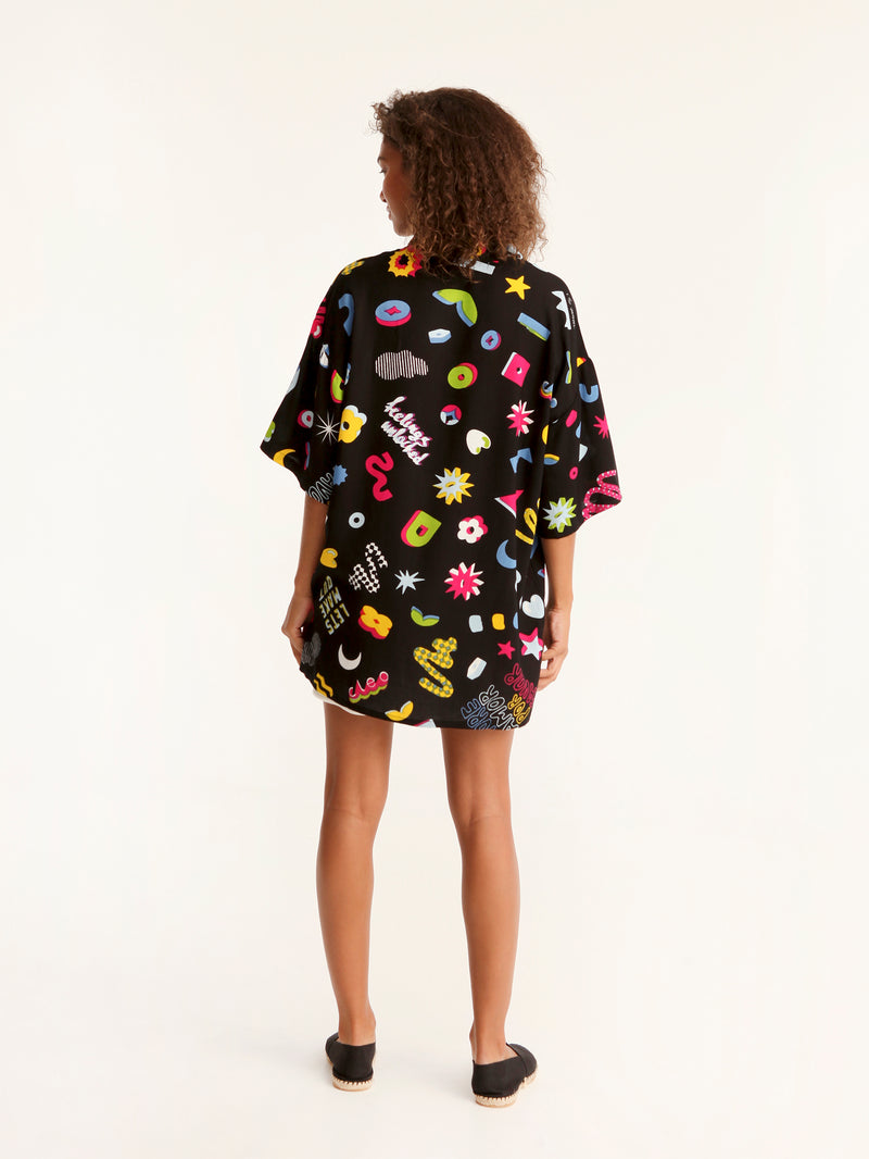MORE AMOR mao men shirt