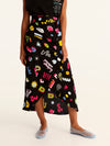 MORE AMOR wrap skirt