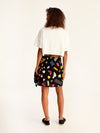 MORE AMOR mini wrap skirt