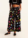 MORE AMOR loose leg pants