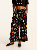 MORE AMOR loose leg pants