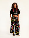 MORE AMOR loose leg pants