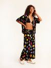 MORE AMOR loose leg pants