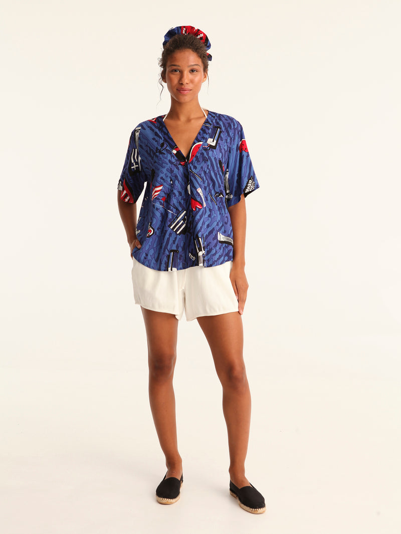 TOURISTA cropped shirt