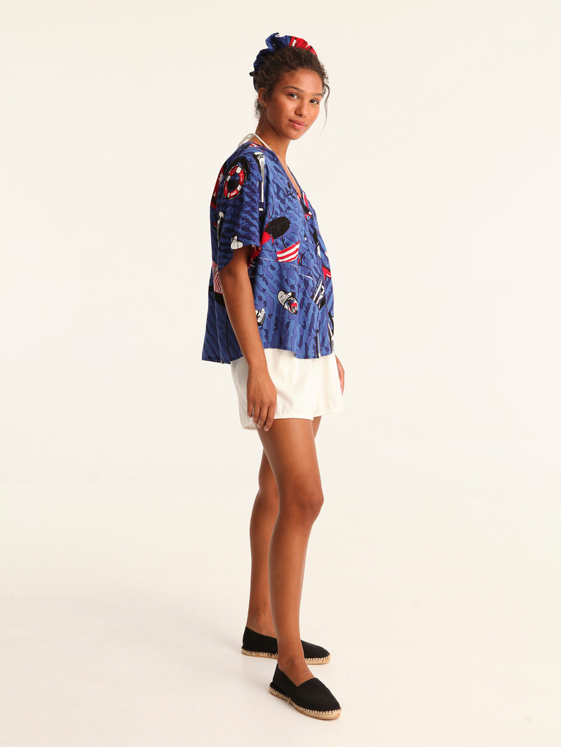 TOURISTA cropped shirt