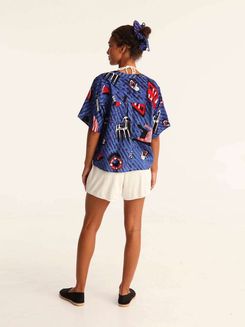 TOURISTA cropped shirt