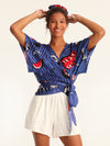 TOURISTA wrap kimono top