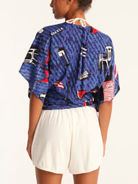 TOURISTA wrap kimono top