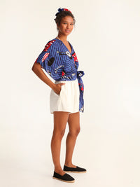 TOURISTA wrap kimono top