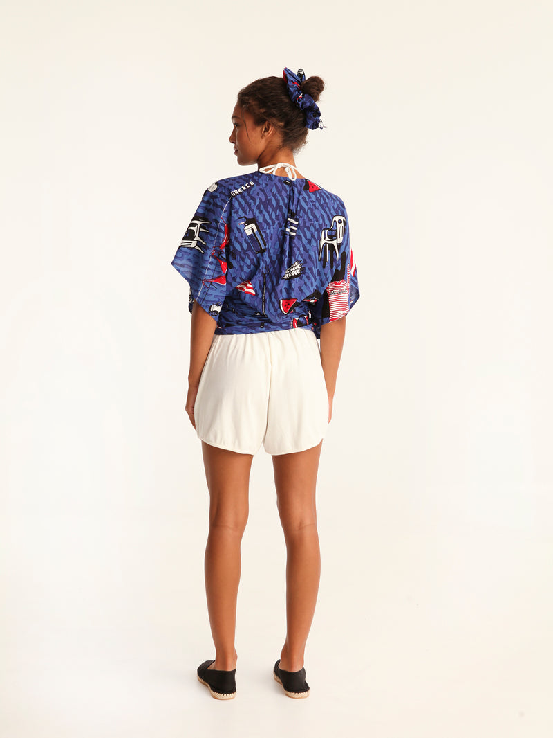 TOURISTA wrap kimono top