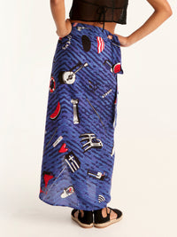 TOURISTA wrap skirt