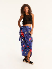 TOURISTA wrap skirt